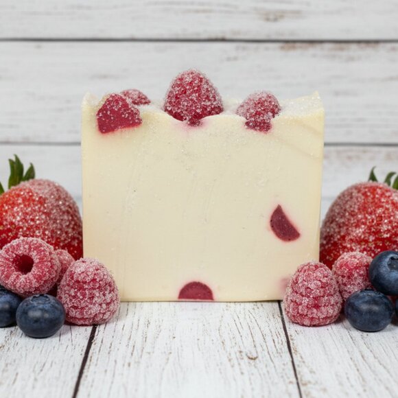 Handcrafted artisan soaps bundle of 8 soap bars, Shea butter Bath Body Soaps - Picture 2 of 6